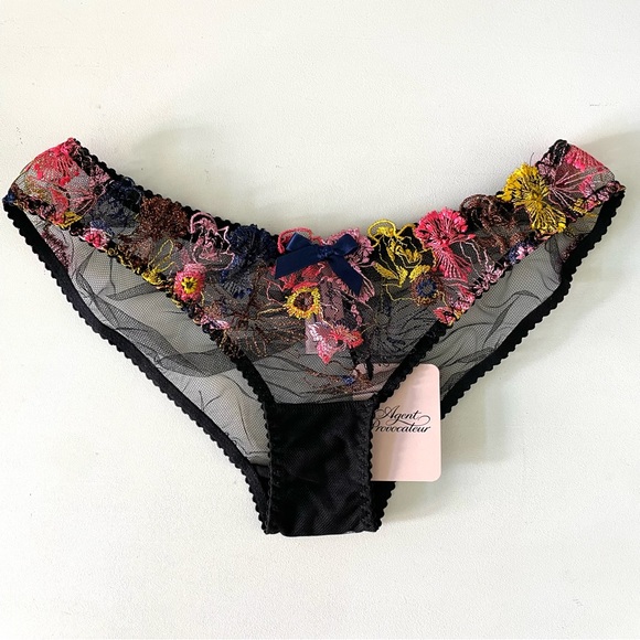 NWT Agent Provocateur Zuri Black Multicolor Set - Picture 7 of 9